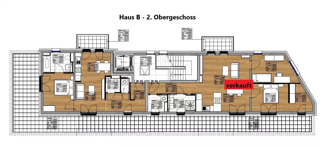 扁平 特里尔  德国 | Haus B - 2. OG