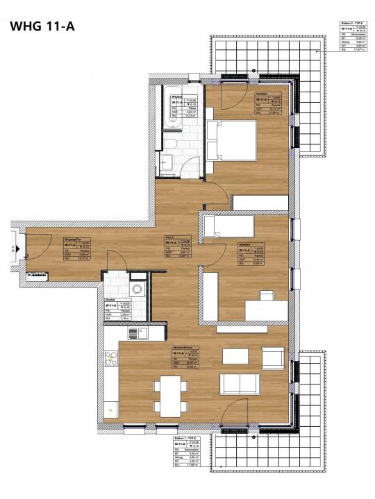 Etagenwohnung Trier zu kaufen Deutschland | Wohnung 11-A
