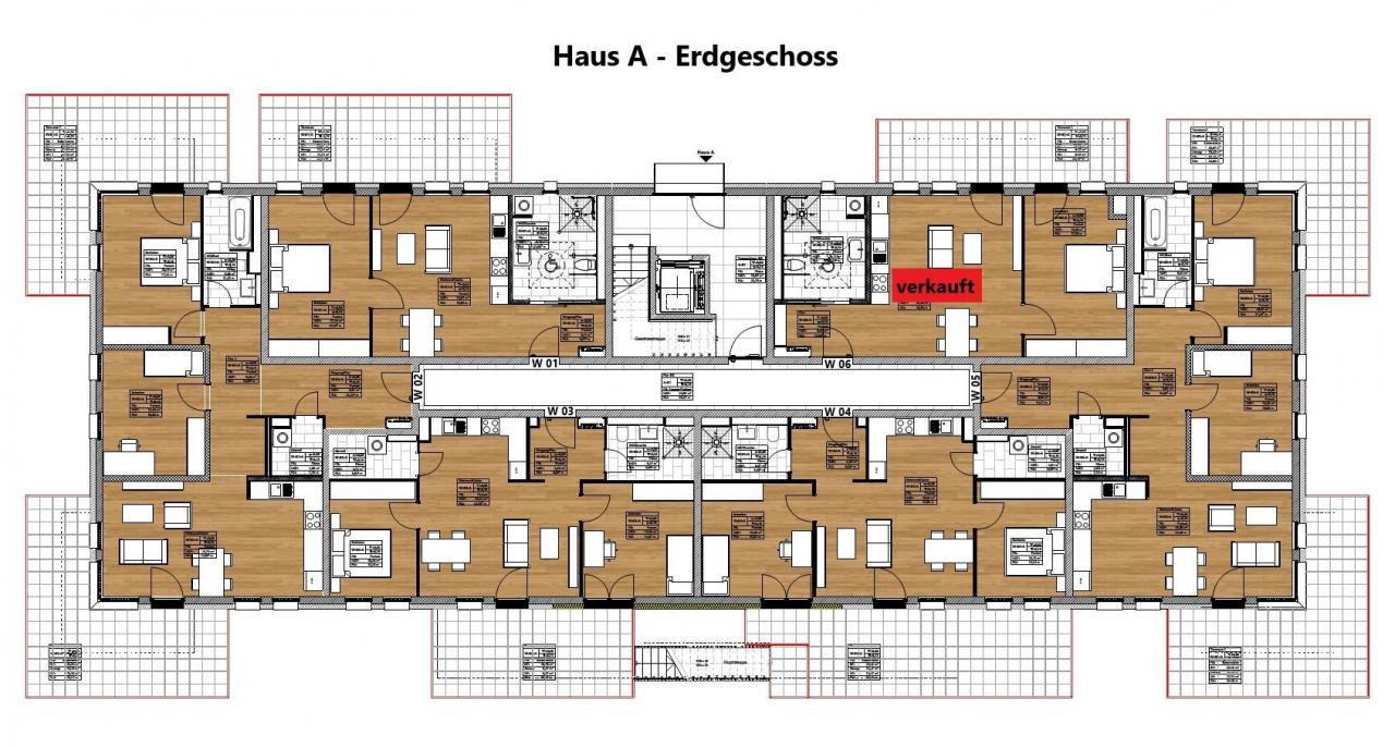 Etagenwohnung Trier zu kaufen Deutschland | Haus A - Erdgeschoss