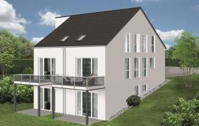 半独立式住宅 普鲁维格  德国 | Gartenansicht