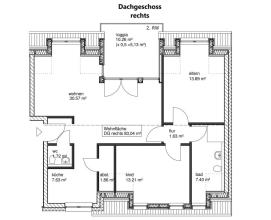 Квартира на верхнем этаже Бонн Продажа Германия | Dachgeschoss rechts