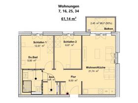 apartamento andar Trier À venda Alemanha | Wohnungen 7, 16, 25, 34