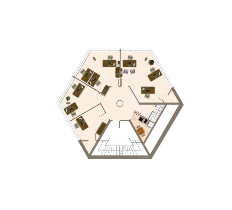 Grundriss Pavillion 1.&2.OG
