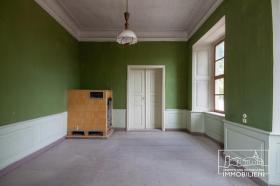 Kastély Sandersdorf Eladó Németország | EG dunkelgrünes Zimmer