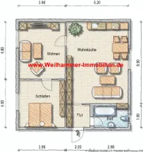 apartamento en planta alta Saarbrücken En Renta Alemania | Image