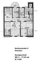 Dachgeschosswohnung Zu vermieten in Zwickau-Zwickau, Deutschland