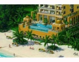 扁平 阳光岛海滩 美国