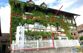 zemin apartman  kiralık 'de Uhwiesen, İsviçre
