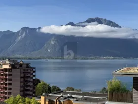 Lapos kiadó a  oldalon. Montreux, Svájc