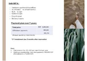 ヴィラ サファガ 販売中 エジプト