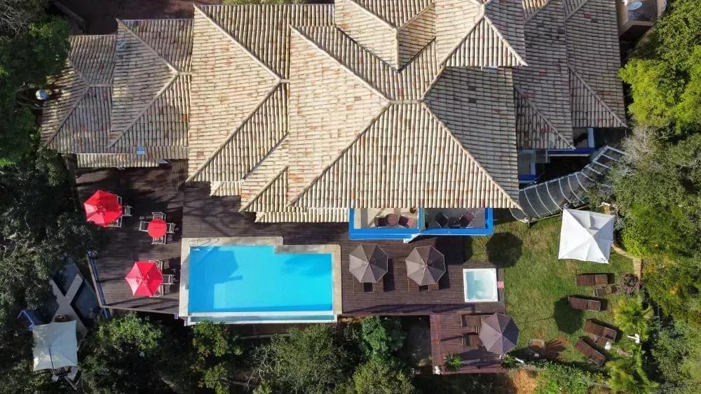Hotel Armacao dos Buzios Venda Brasil | Buzios Pousada mit Meerblick - von oben