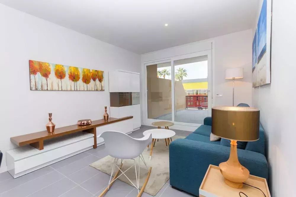 ペントハウス デニア  スペイン | Spanien Immobilie Denia Neubau Wohnung Wohnbereich
