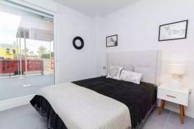 Penthouse Denia for sale Spain | Schlafzimmer Spanien Immobilie Denia Neubau Wohnung