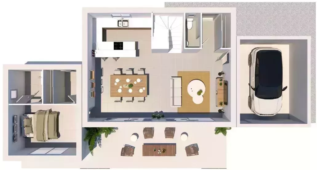 ヴィラ メルイユ  フランス | Aufteilung - Villa in Meyreuil zu verkaufen