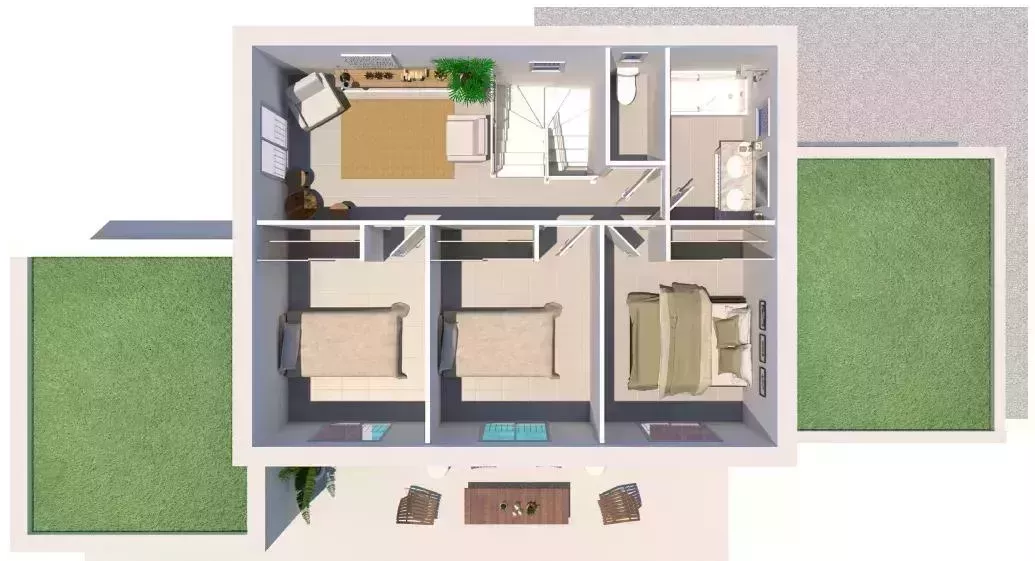 ヴィラ メルイユ  フランス | Aufteilung - Villa in Meyreuil zu verkaufen