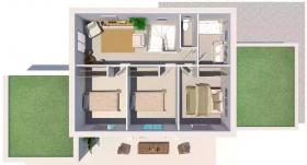 ヴィラ メルイユ フランス | Aufteilung - Villa in Meyreuil zu verkaufen