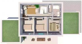 Villa Meyreuil Satılık France | Aufteilung - Villa in Meyreuil zu verkaufen