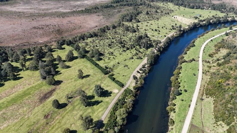 Aysén Grundstück mit Fluss
