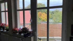 Vida asistida Dreilützow Venta Alemania | Wohnzimmerfenster mit Blick auf den